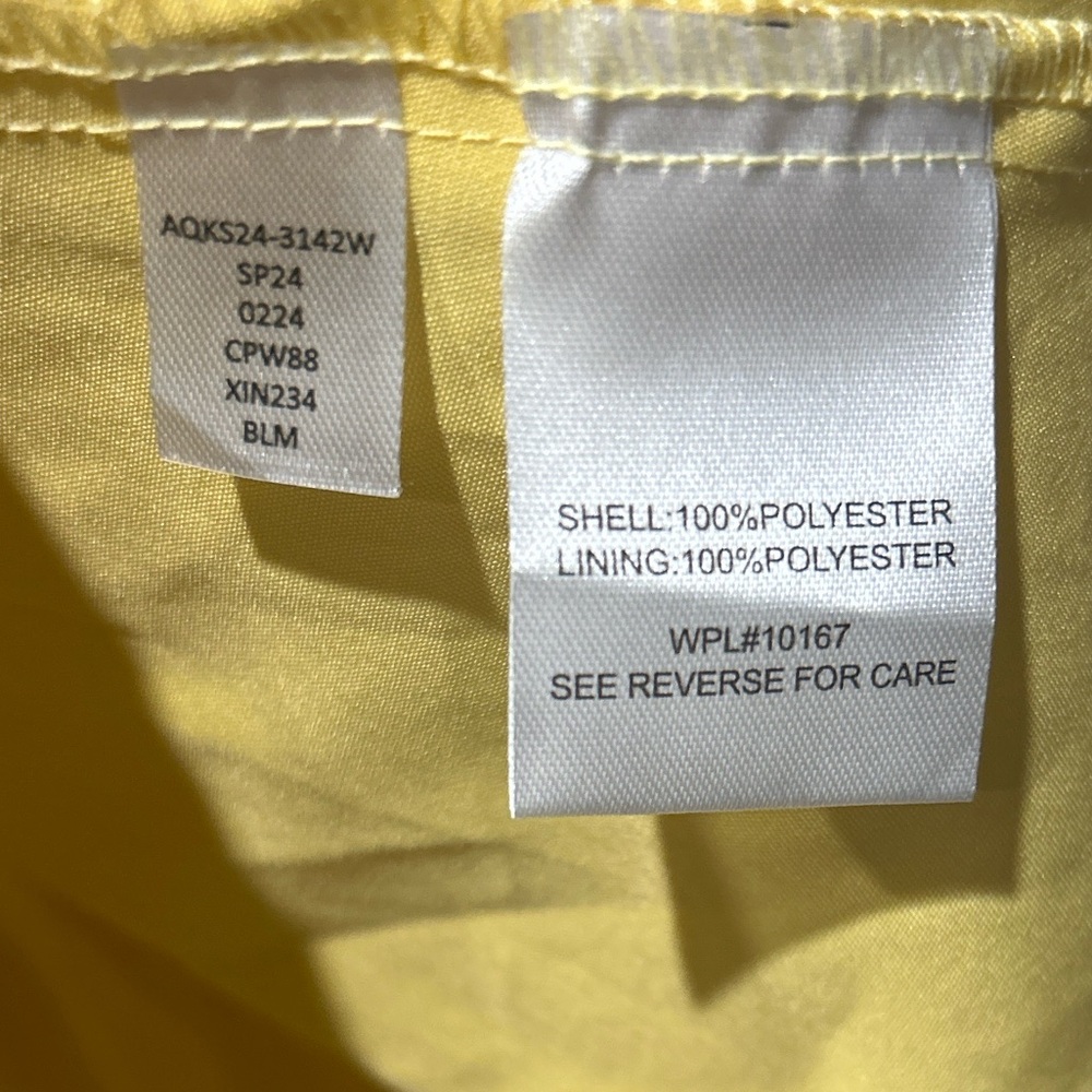Aqua Girl Yellow Lace Dress Girls 4/5 XXS NWT - Picture 4 of 4